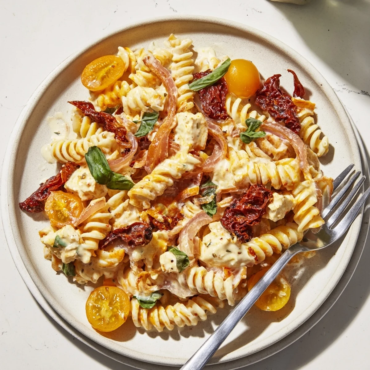 Baked Feta Caramelised Tomato Pasta