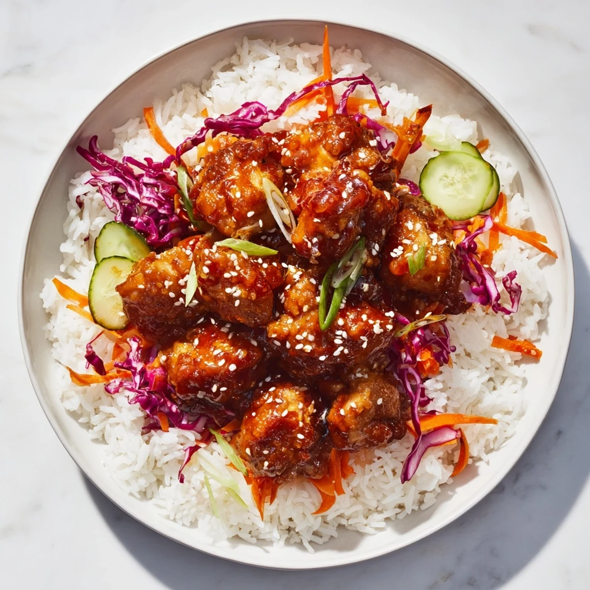 Sriracha Honey Chicken Bowl