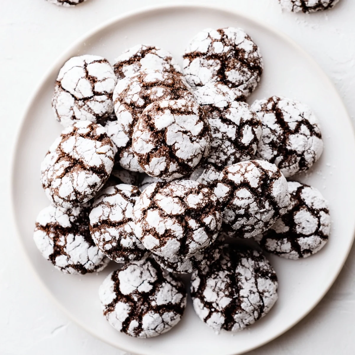 Soft fudgy chocolate cookies