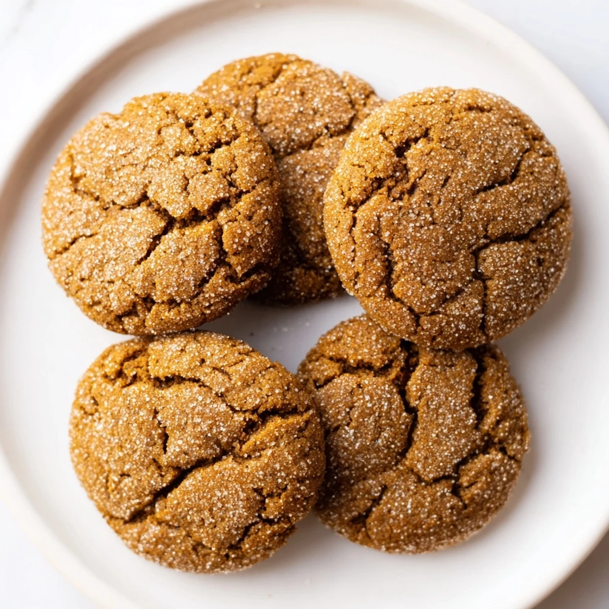 Warm, golden Express Gingerbread Latte Cookies, baked fresh and beautifully arranged on a cooling rack.