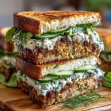 Elegant Mothers Day tea party sandwiches with tangy lemon butter and crisp cucumber slices, perfect for a spring gathering.