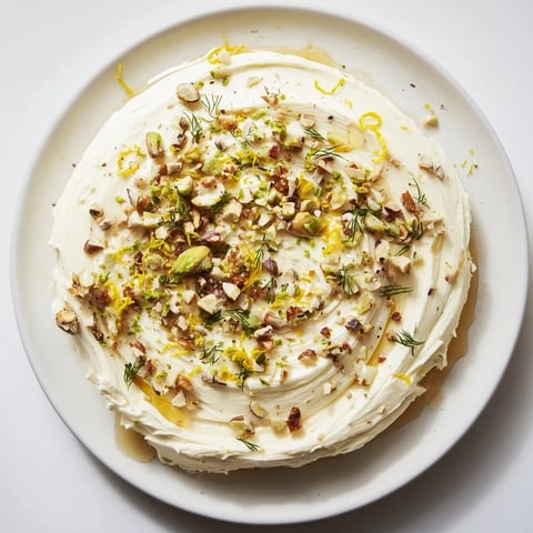 Creamy butter board charcuterie with toasted nuts, fresh herbs and flaky salt for sharing.