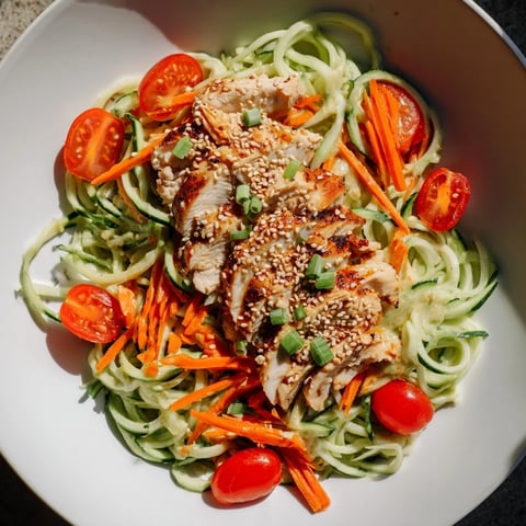 Grilled chicken and vibrant cucumbers star in this refreshing Protein Cucumber Salad that's ready in under 30 minutes.