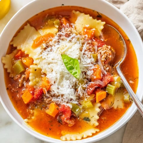 Lasagne Soup Pumpkin Ricotta