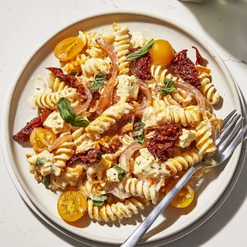 Baked Feta Caramelised Tomato Pasta
