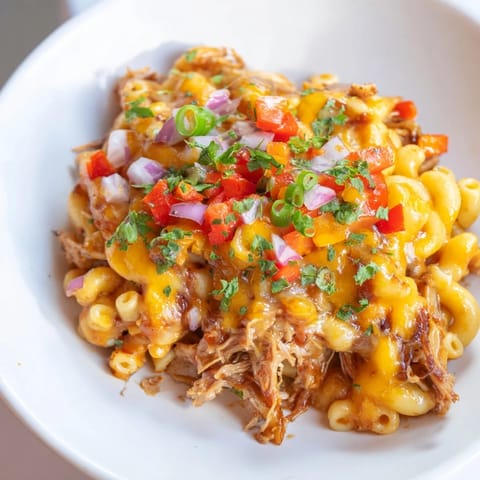 BBQ Rib Macaroni Skillet
