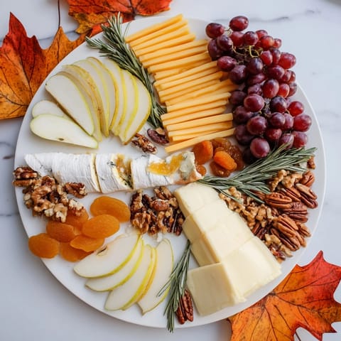 Autumn Leaf Cheese Platter