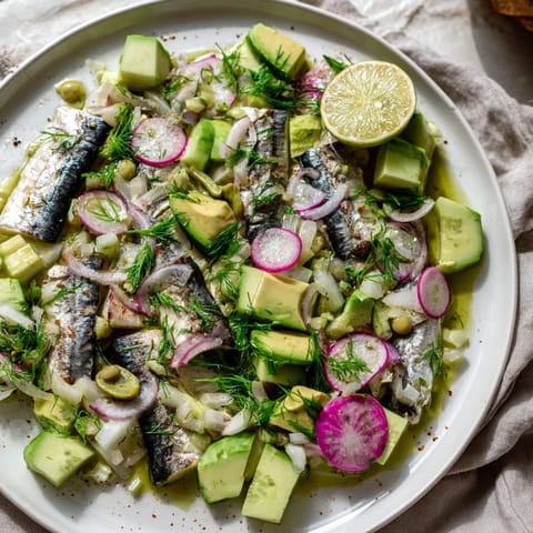 Cucumber and Tinned Fish Salad