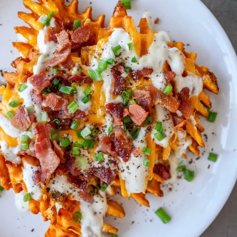 Loaded Sweet Potato Fries