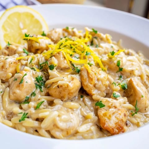Creamy Lemon Chicken Orzo