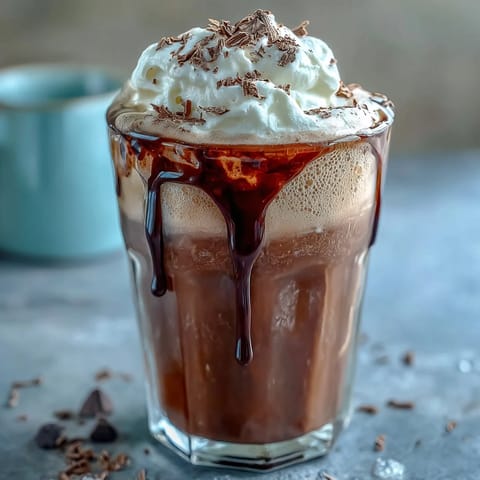 Velvety chocolate cream swirls atop chilled cold brew coffee in this decadent Chocolate Cream Cold Brew, perfect for coffee lovers.