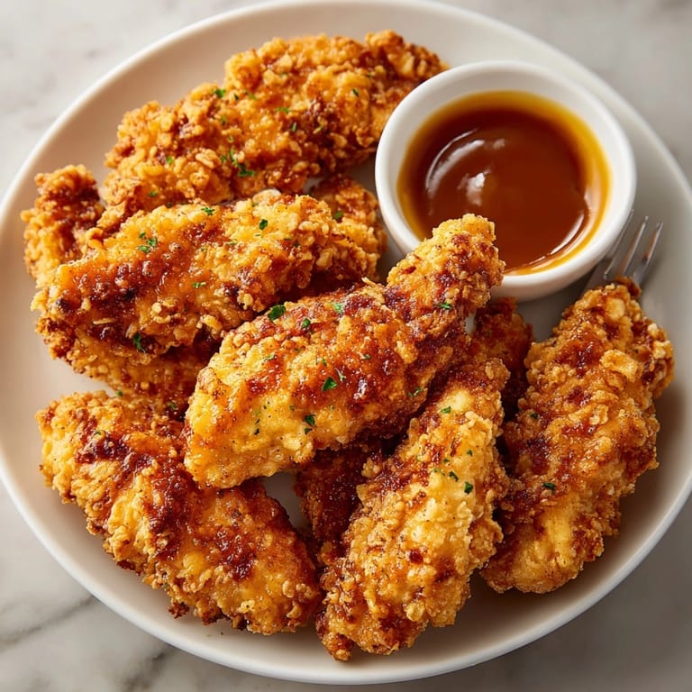 Perfectly fried Soda Float Chicken Tenders&mdash;imagine the fizz and savory flavor explosion!