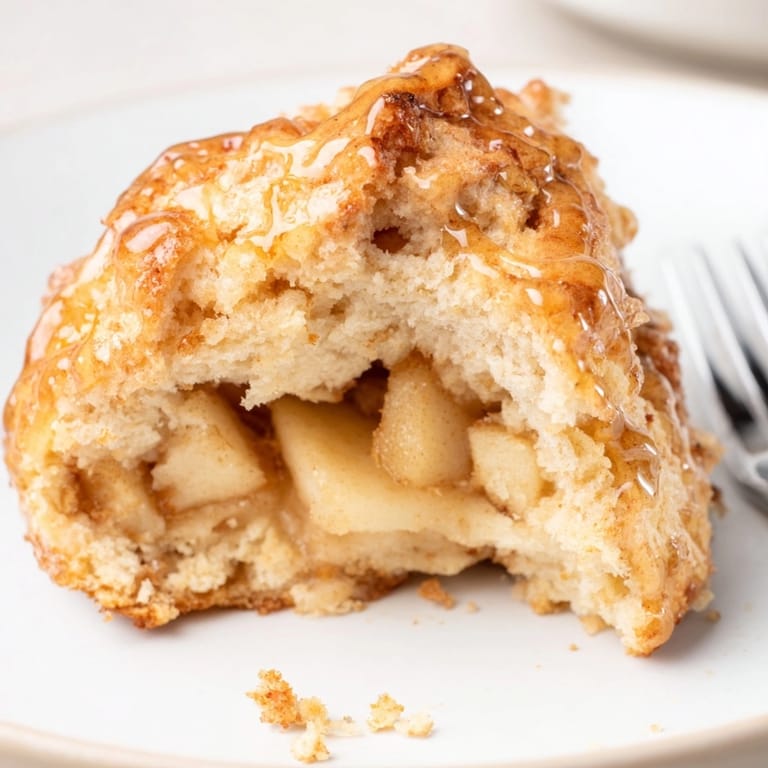 Enjoy homemade Cinnamon Honey Apple Scones with tea; a taste of autumn baking.