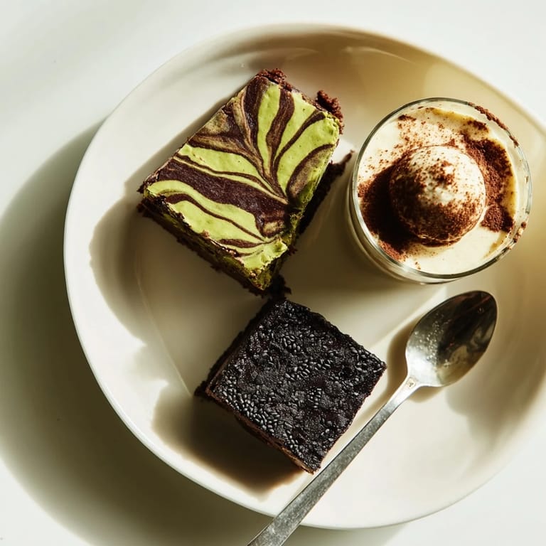 Mini chai tiramisu cups layered with creamy mascarpone, ideal for dessert lovers.  