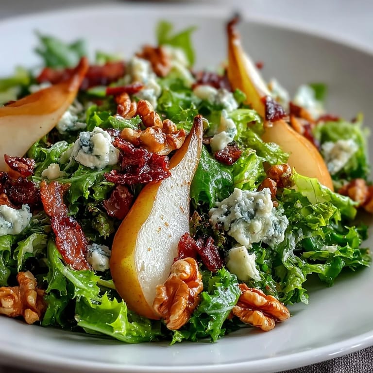 Topped with crunchy prosciutto and toasted walnuts for a savory-sweet salad.