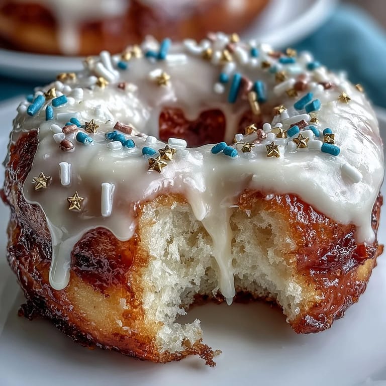 Show-stopping donut tower stacked high, sparkling with sprinkles for a sweet graduation.
