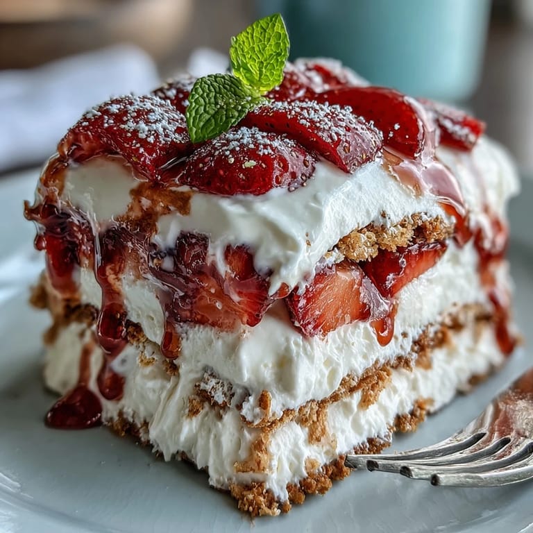 Enjoy a refreshing Memorial Day No-Bake Icebox Cake, perfect for summer gatherings.