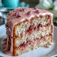 A delicate Bridal Shower Rosé Velvet Cake, draped with shimmering gold drip.